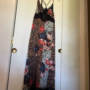 Free People Multicolor Floral Maxi Dress